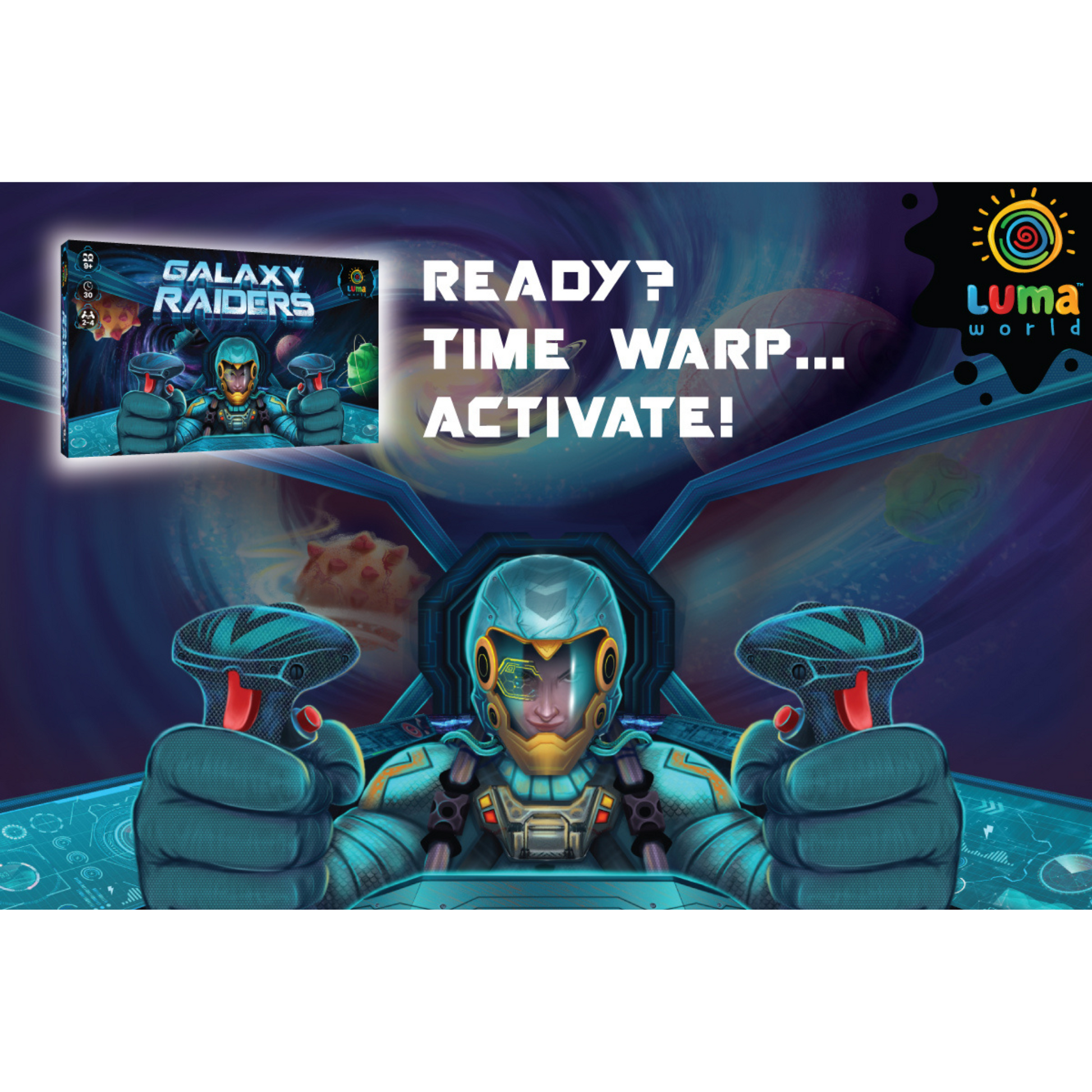 Back cover of Galaxy Raiders