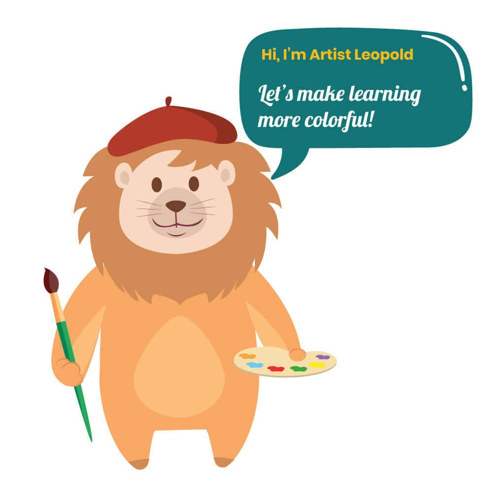 Boost your child's confidence in math with Artist Leopold Flashcards!