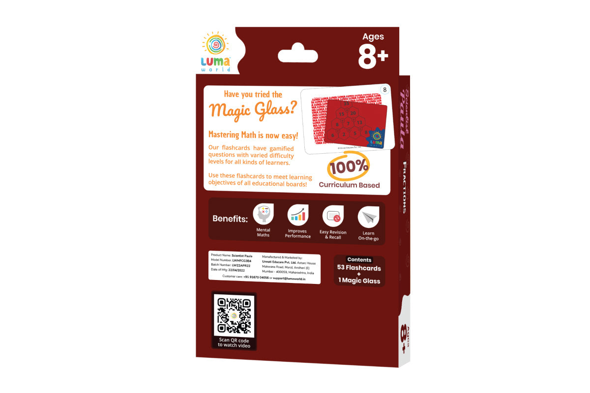 Scientist Paula Flashcards, a portable math learning kit perfect for home, classroom, or travel, supporting Grade 3 math standards.