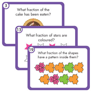 Scientist Paula Flashcards to explore fractions, boosting math confidence.
