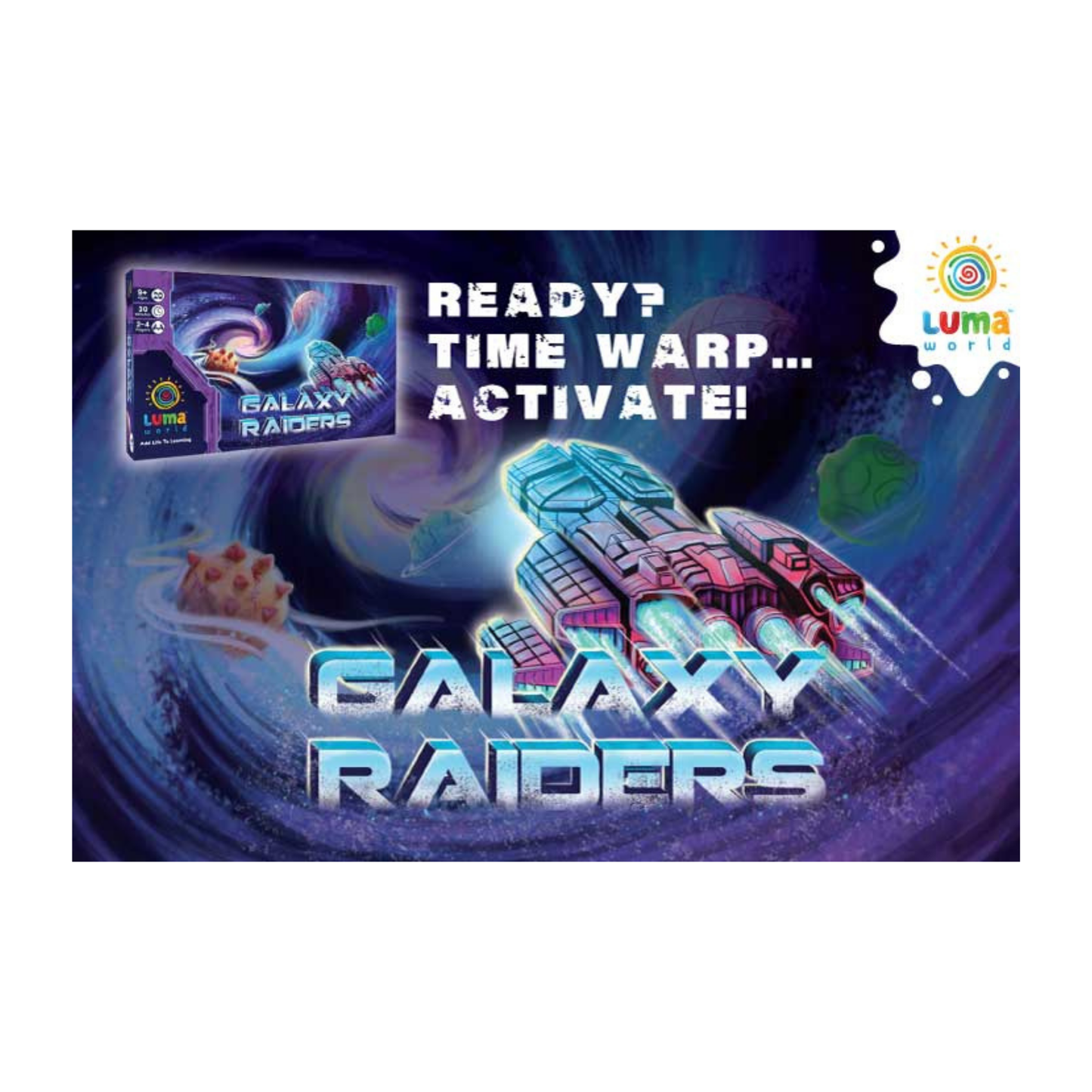 Galaxy Raiders: A Strategy Board Game - Age 9+