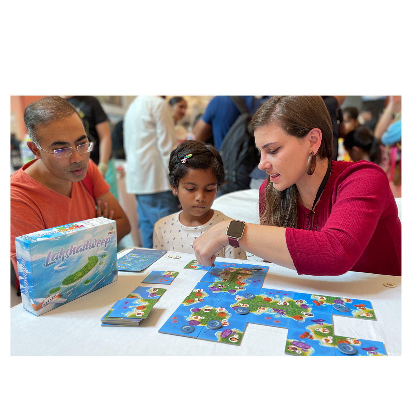  Lakshadweep, strategizing and placing tiles together.