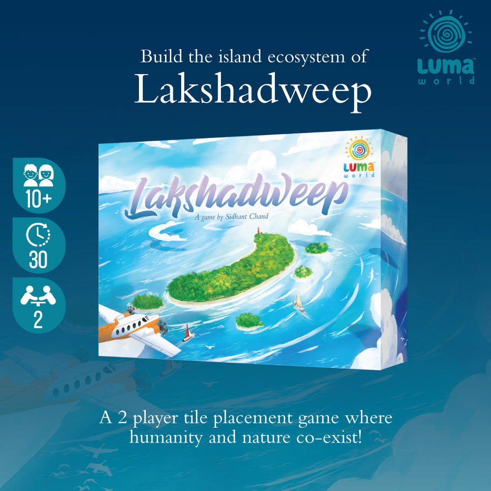 Lakshadweep: A Tile Placement Strategy Game - Age 10+