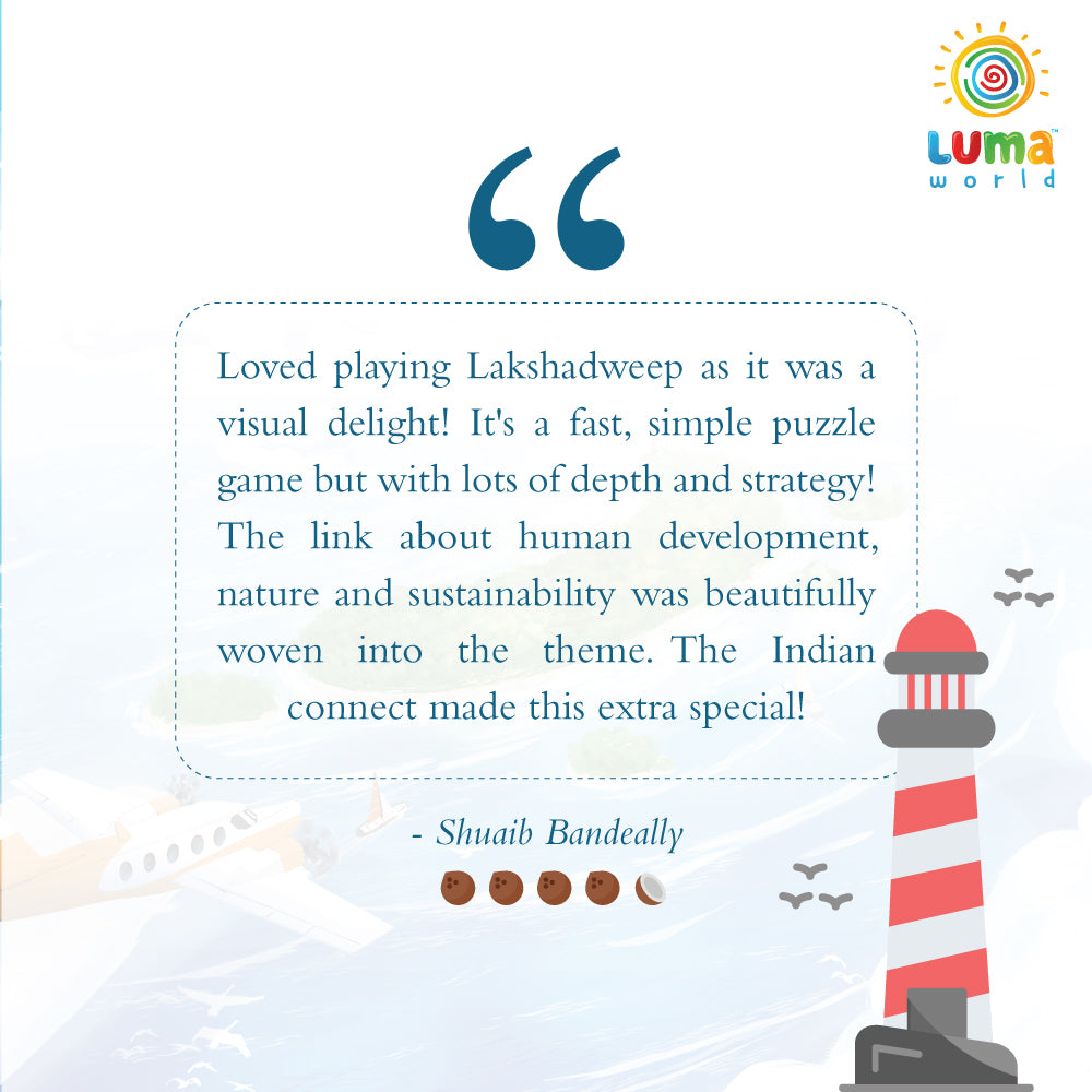 Lakshadweep: A Tile Placement Strategy Game - Age 10+