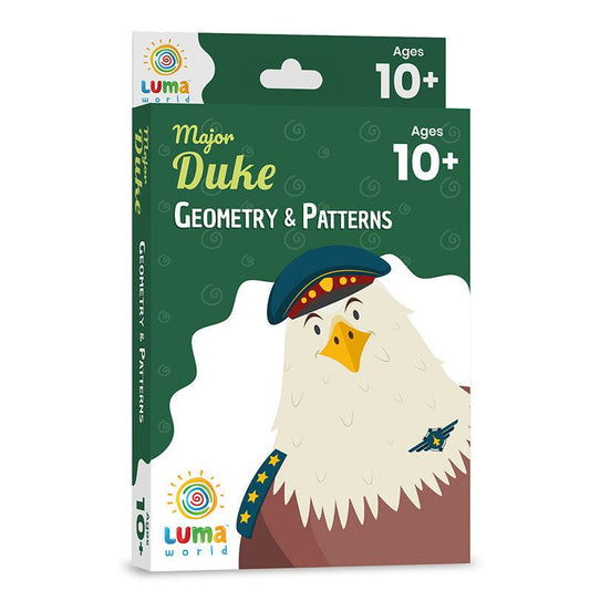 Major Duke Flashcards for kids, best for learning geometry and patterns.