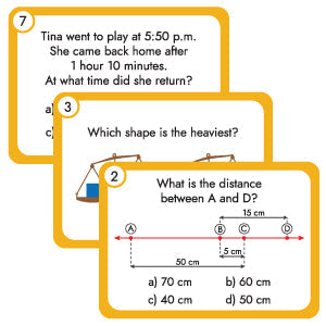 Professor Henry Flashcards kit, encouraging hands-on problem-solving for measurement concepts.